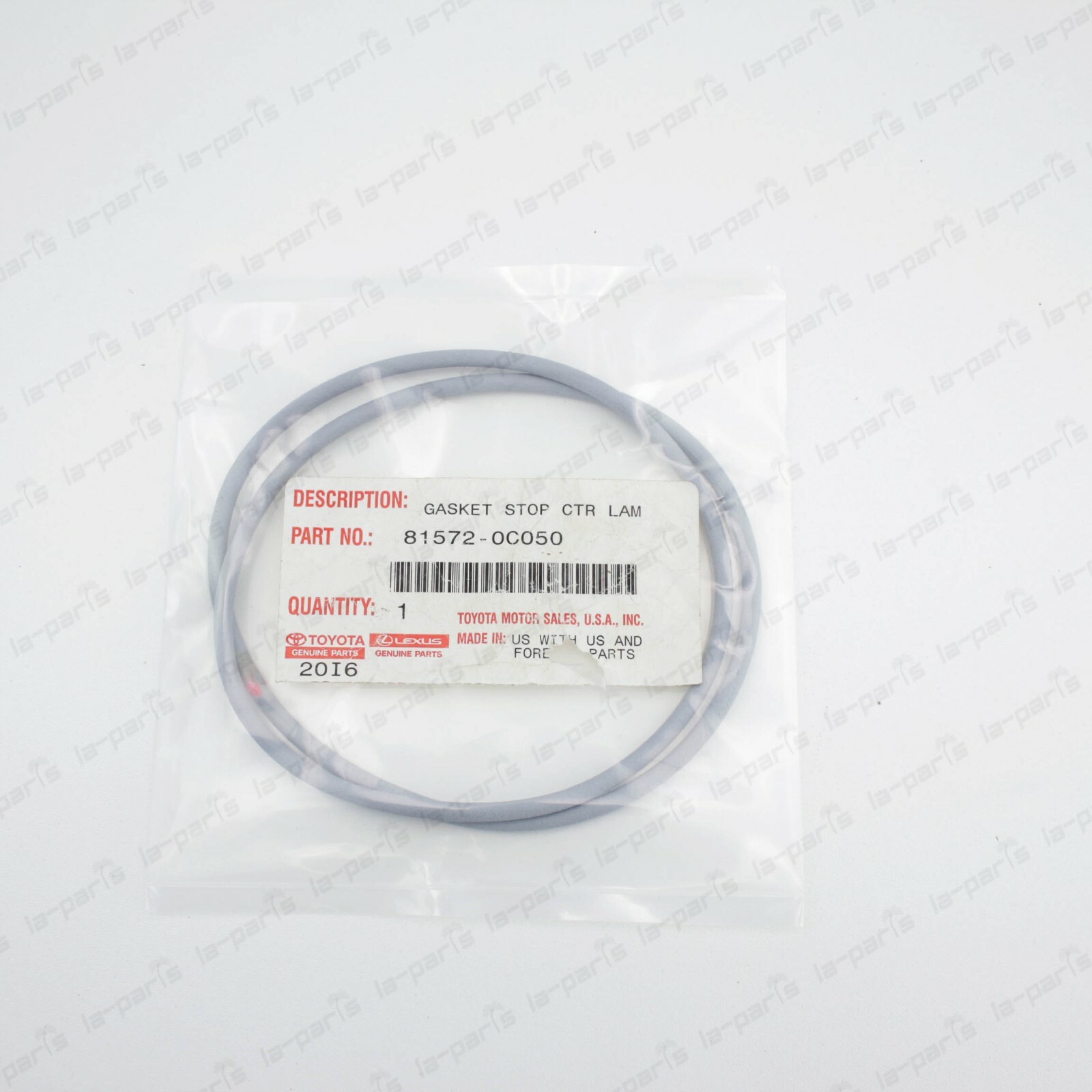 GENUINE TOYOTA 07-21 TUNDRA CENTER HIGH MOUNT STOP LIGHT GASKET 81572-0C050