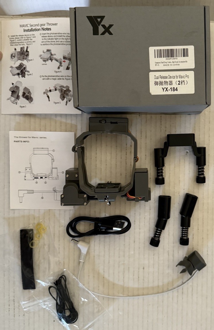 Dual Release Dropping Device For Mavic Pro