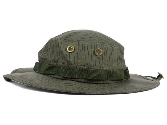 The Lieutenant Olive Drab Boonie Style Safari Bucket Cap Hat by Puma