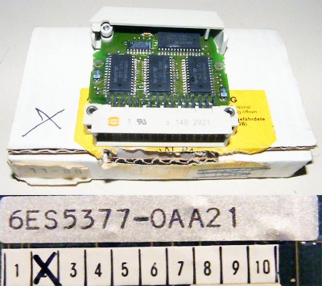 Siemens SIMATIC S5 6ES5377-0AA21 E-Stand: 02 Memory Module -Unused-