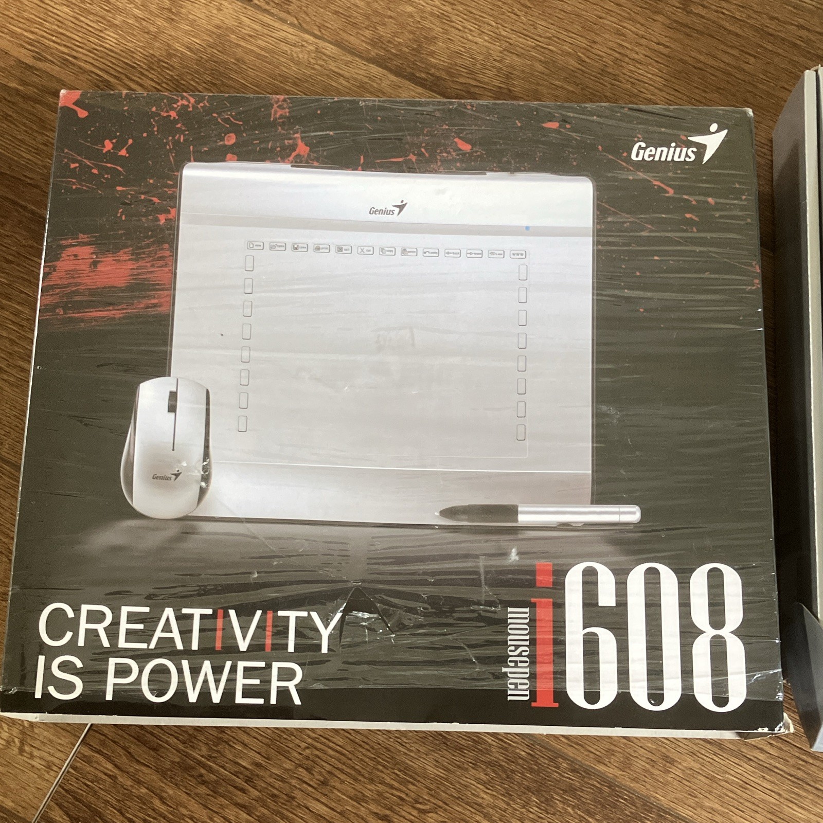 Genius MousePen i608 USB Wired Graphics Tablet w/ Pen, Cordless Mouse & CDs