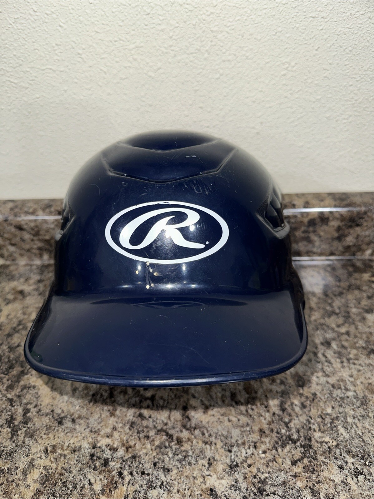 Rawlings  Molded Batting Helmet, BLUE, One Size  (6 1/2 - 7 1/2)