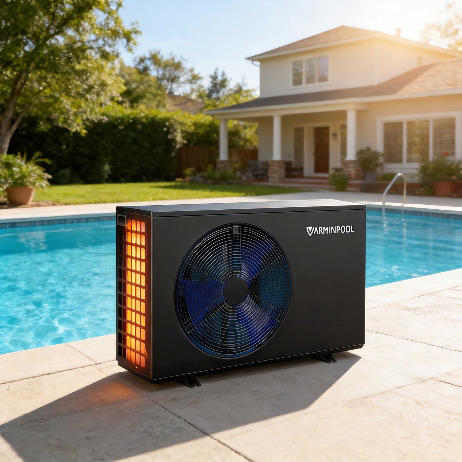 Above/In Ground Heat Pump For Swimming Pool Heater Up To 8000 Gallon 30,000BTU