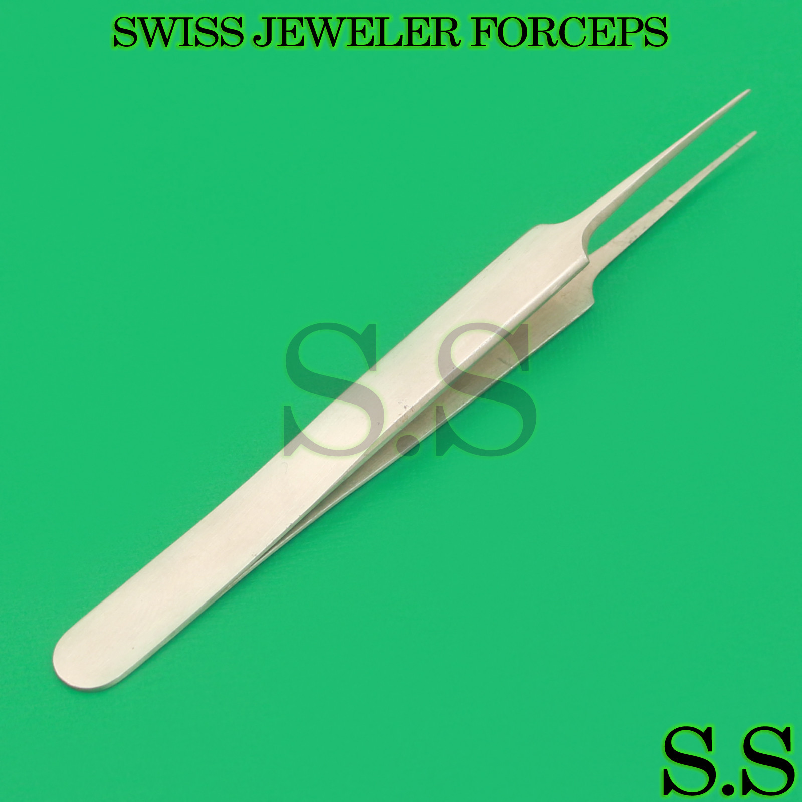 O.R GRADE SWISS JEWELER STYLE SUTURE REMOVAL FORCEPS #4 SMOOTH FINE POINT