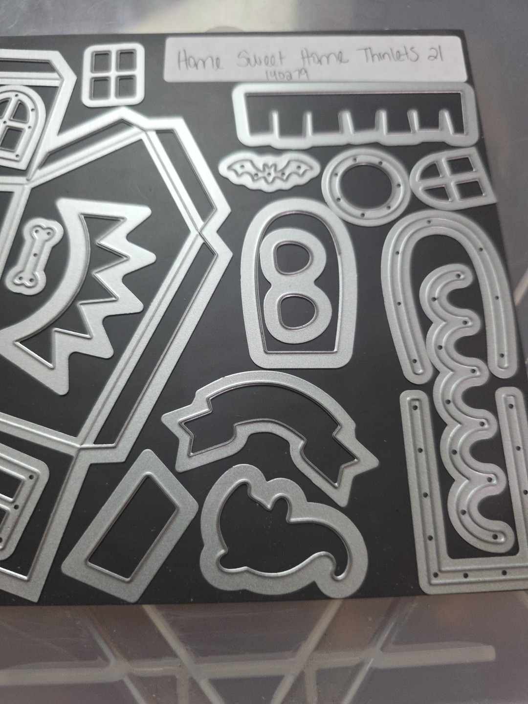 Stampin Up Home Sweet Home Thinlits 21 Dies 140279 Sizzix Retired Magnetic Card