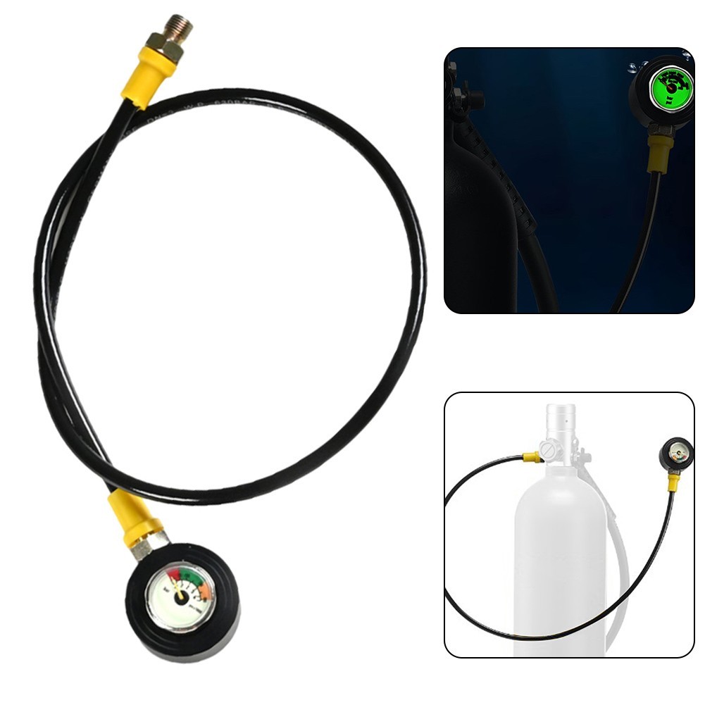 High Performance Scuba Diving Pressure Gauge Luminous for DIAL M10*1 Thread
