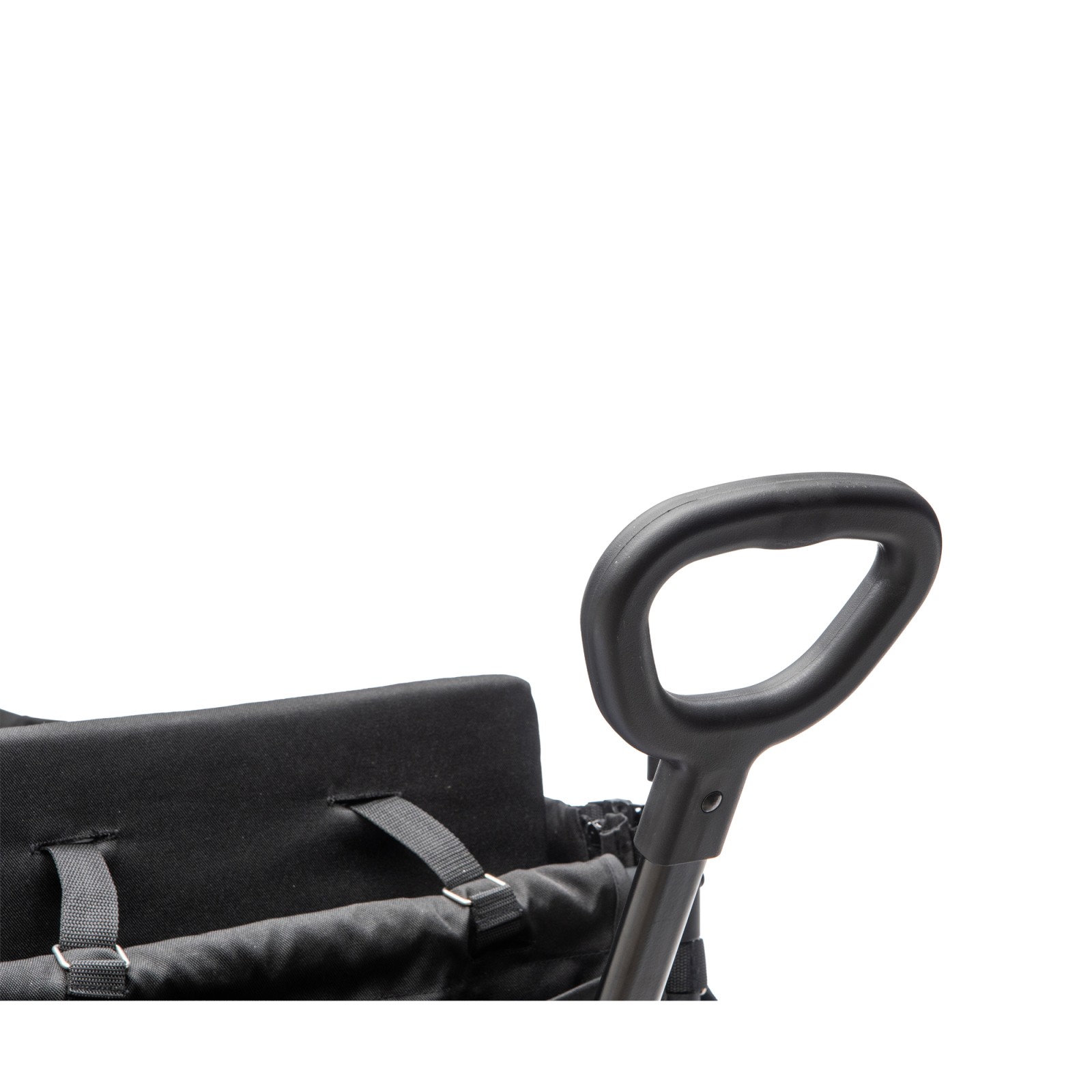 2 Kids Wagon Stroller, Adjustable Handle, 8" PU Wheels, Foldable Frame