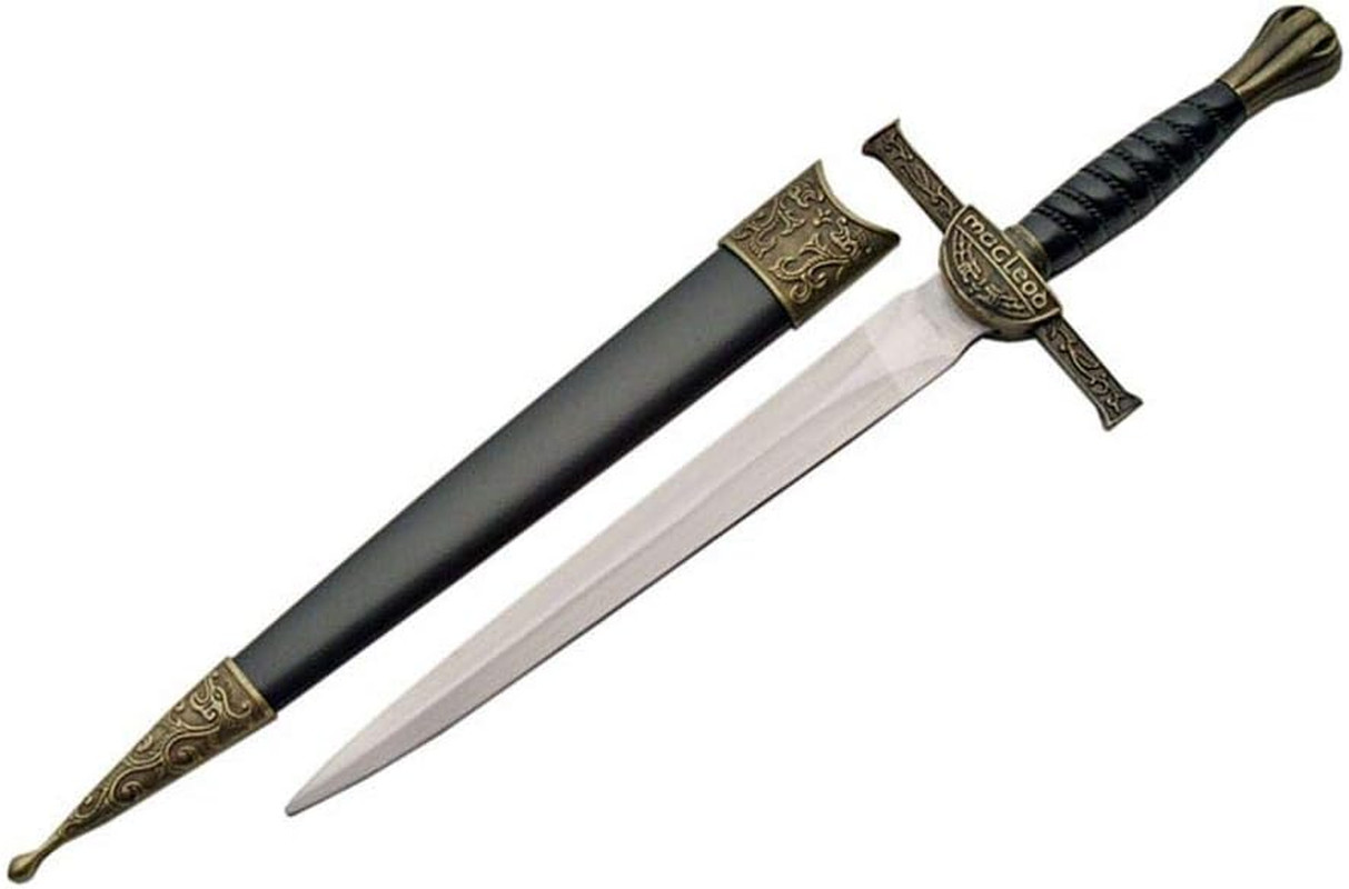 Supplies 211355 Mcleod Dagger, Black,Silver, 14 Inch