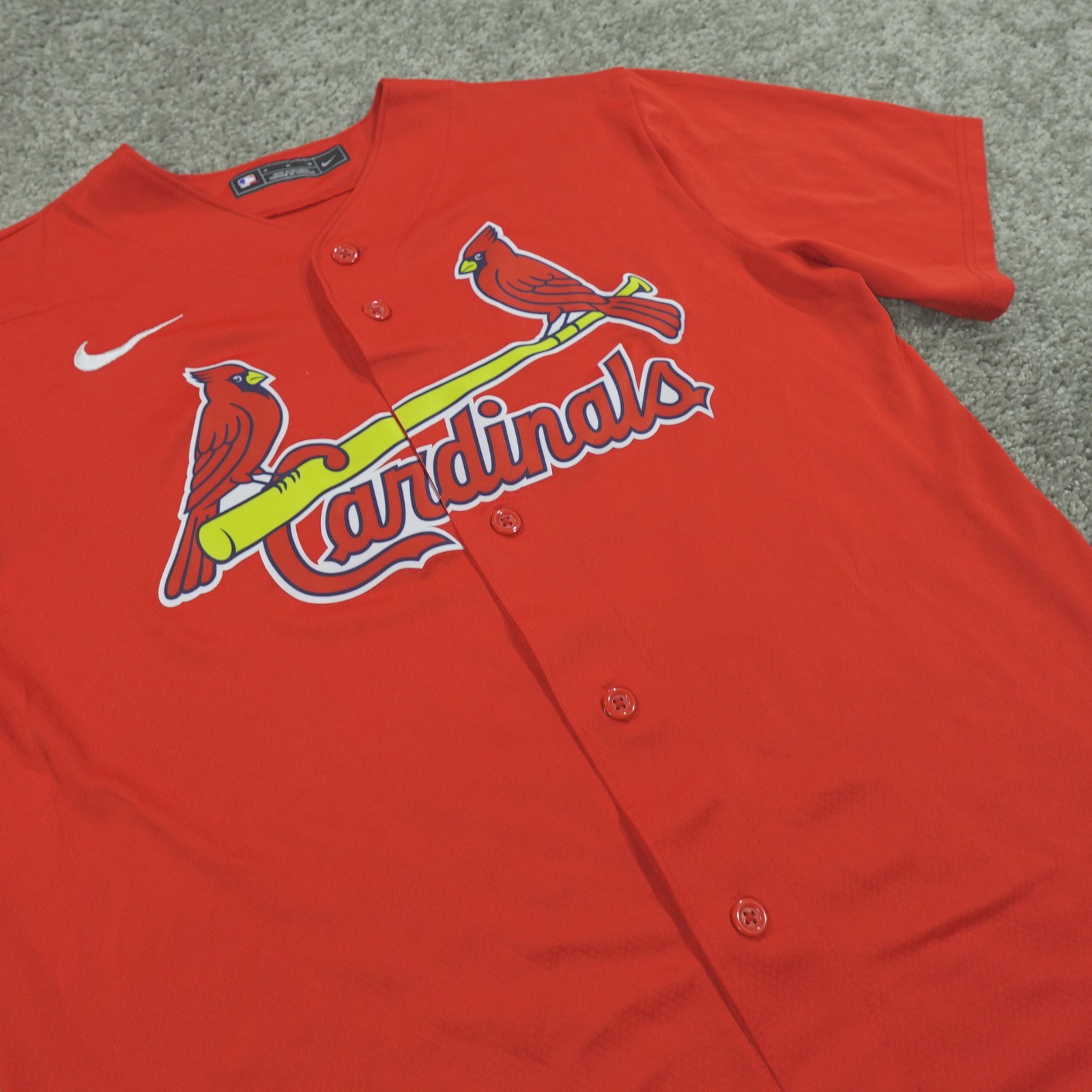 Nike Jersey Mens Medium MLB St. Louis Cardinals #12 Rebees