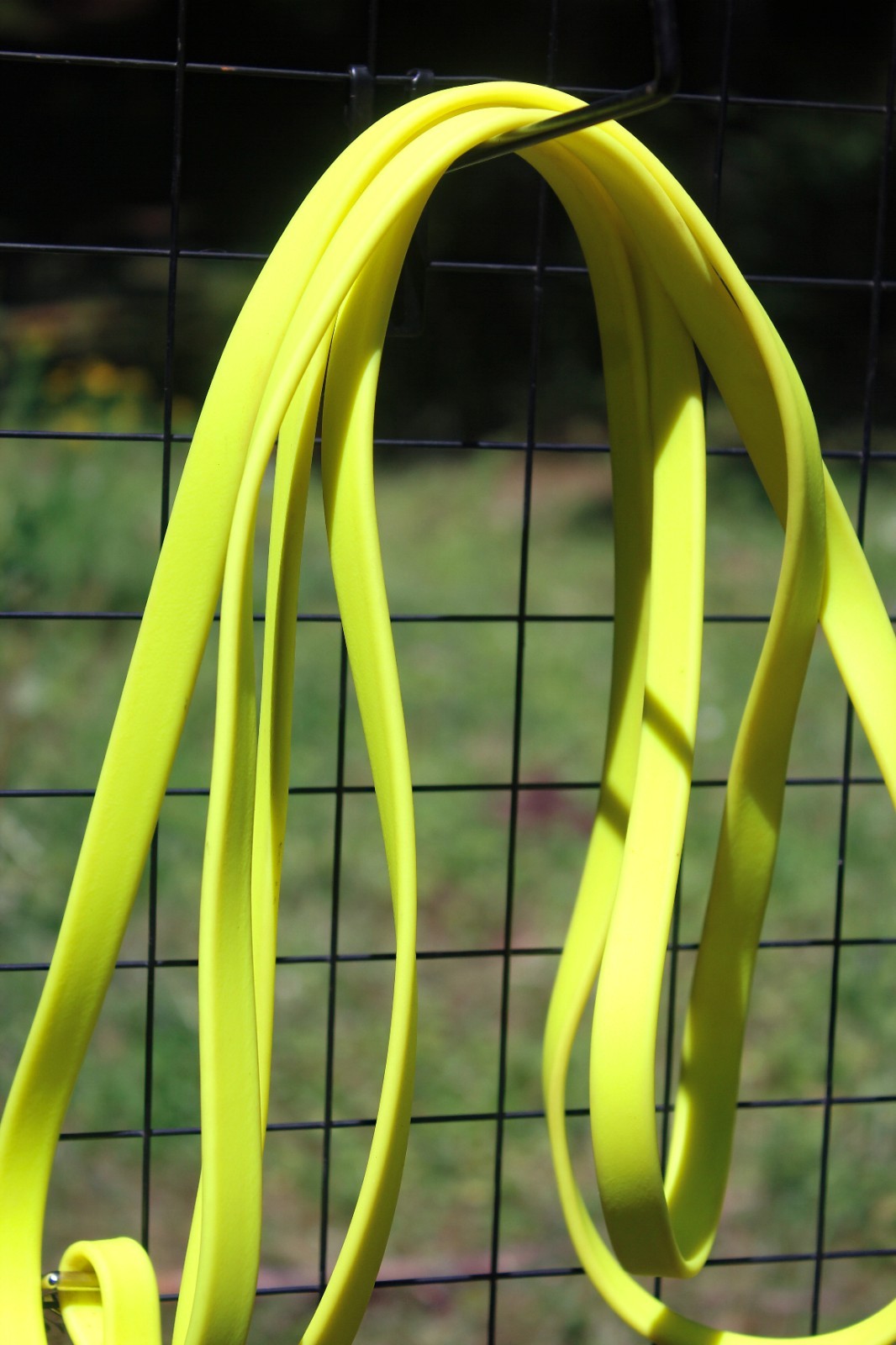Biothane Loop Reins - Neon Yellow
