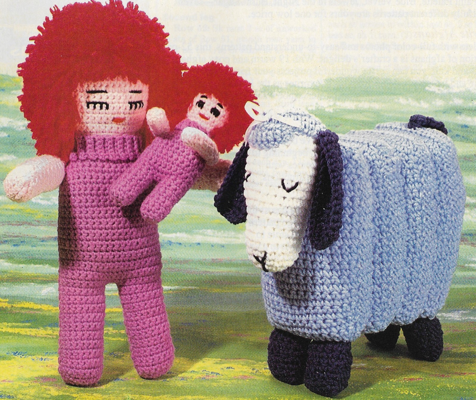 Doll & Dolly + Lazy Lamb Toys crochet pattern instructions