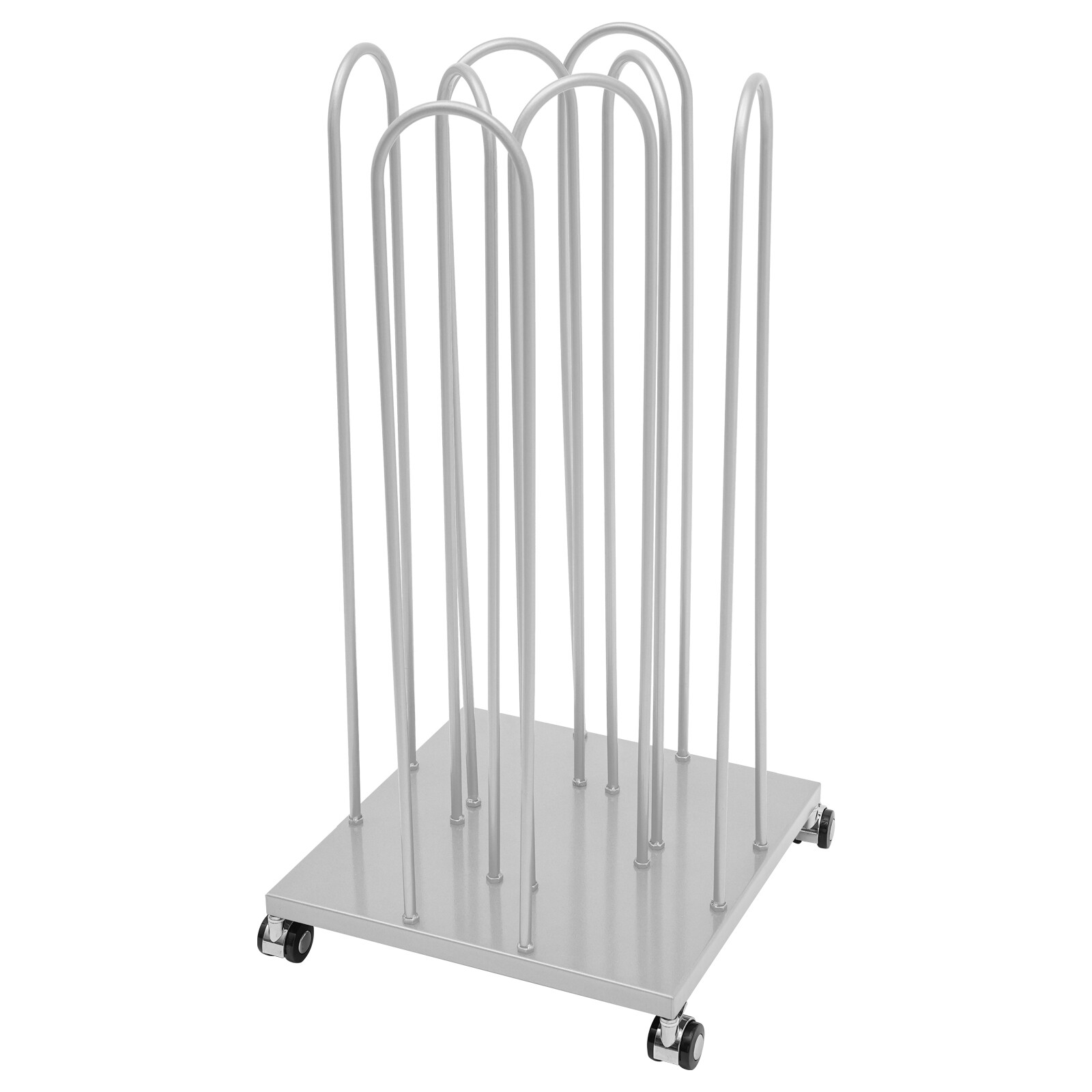 Hanger Storage Rack 4-in-1 Hanger Bracket With Rotating Casters Hanger Organizer