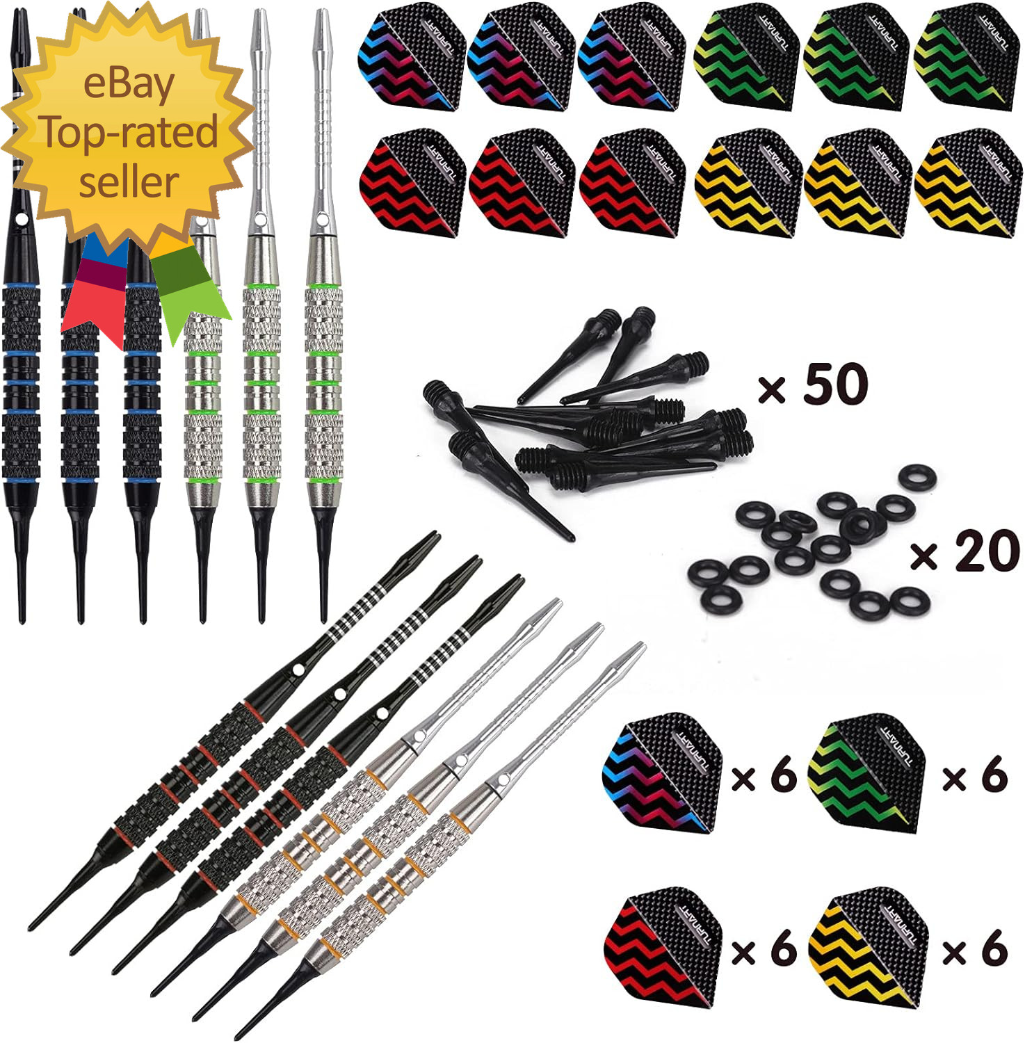 Darts Plastic Professional Tip Darts Set for Electronic Dartboard Pcs 18 Grams