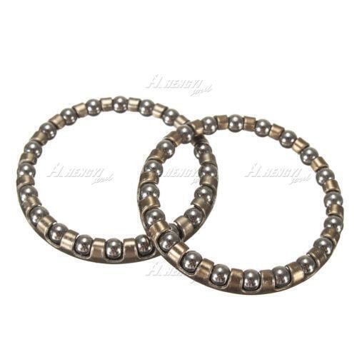 2Pcs bicycle ball bearing caged 1-1/8 Threadless headset cup Threaded MTB Road