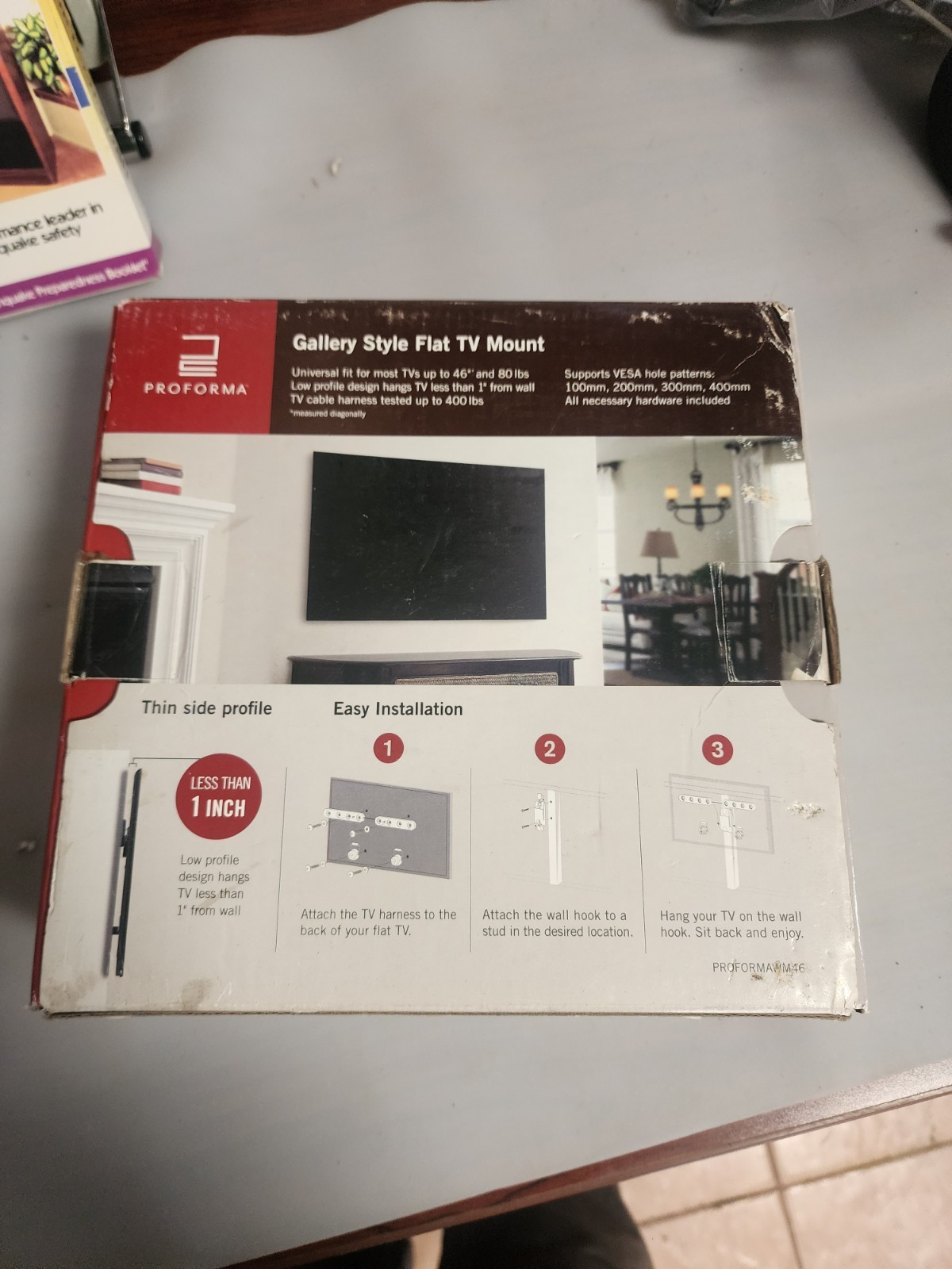 Proforma 46” Gallery Style Flat Tv Mount