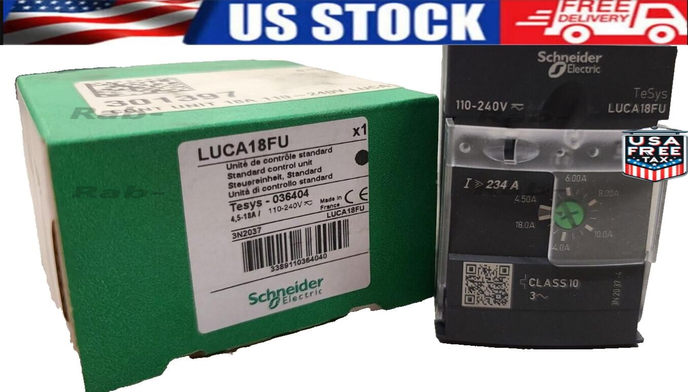 Schneider LUCA18FU TeSys U Motor Starter Overload Relay Standard Control Unit