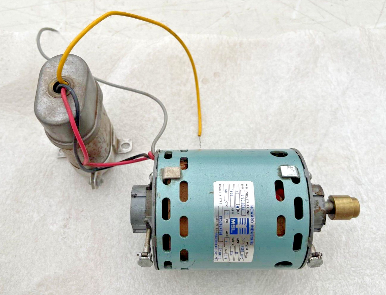 Hammond H 100 Organ Generator 1800 RPM HOWARD Industries Motor fits L 100 E 100