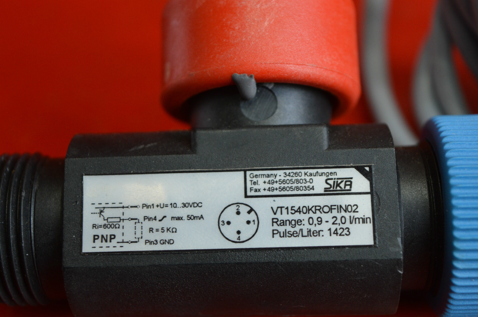 SIKA VT1540KROFIN02 FLOWER SENSOR Turbines - Flow Meter