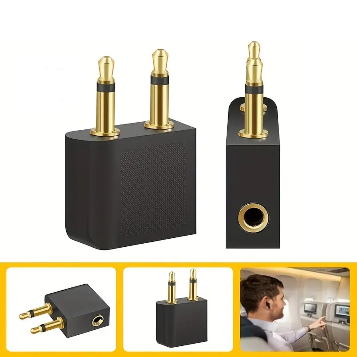 3.5mm Headphone Audio Splitter Adapter