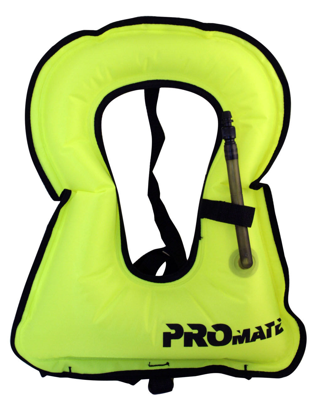 Promate Adult Hi-Viz Yellow SNORKEL VEST for Snorkeling Size Medium 80 - 150 lbs