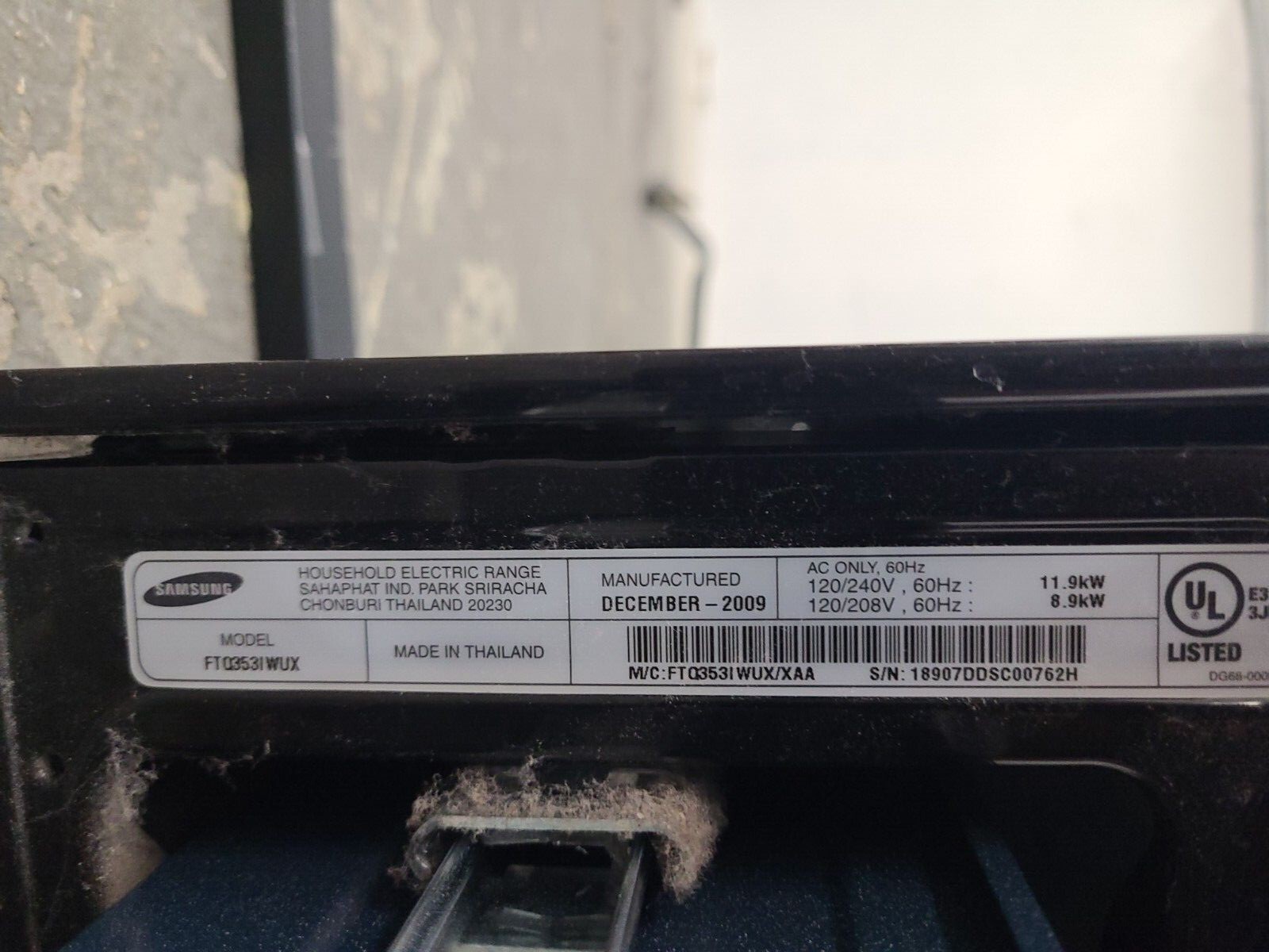 Genuine SAMSUNG Range Oven Infinite Switch # DG44-01002A