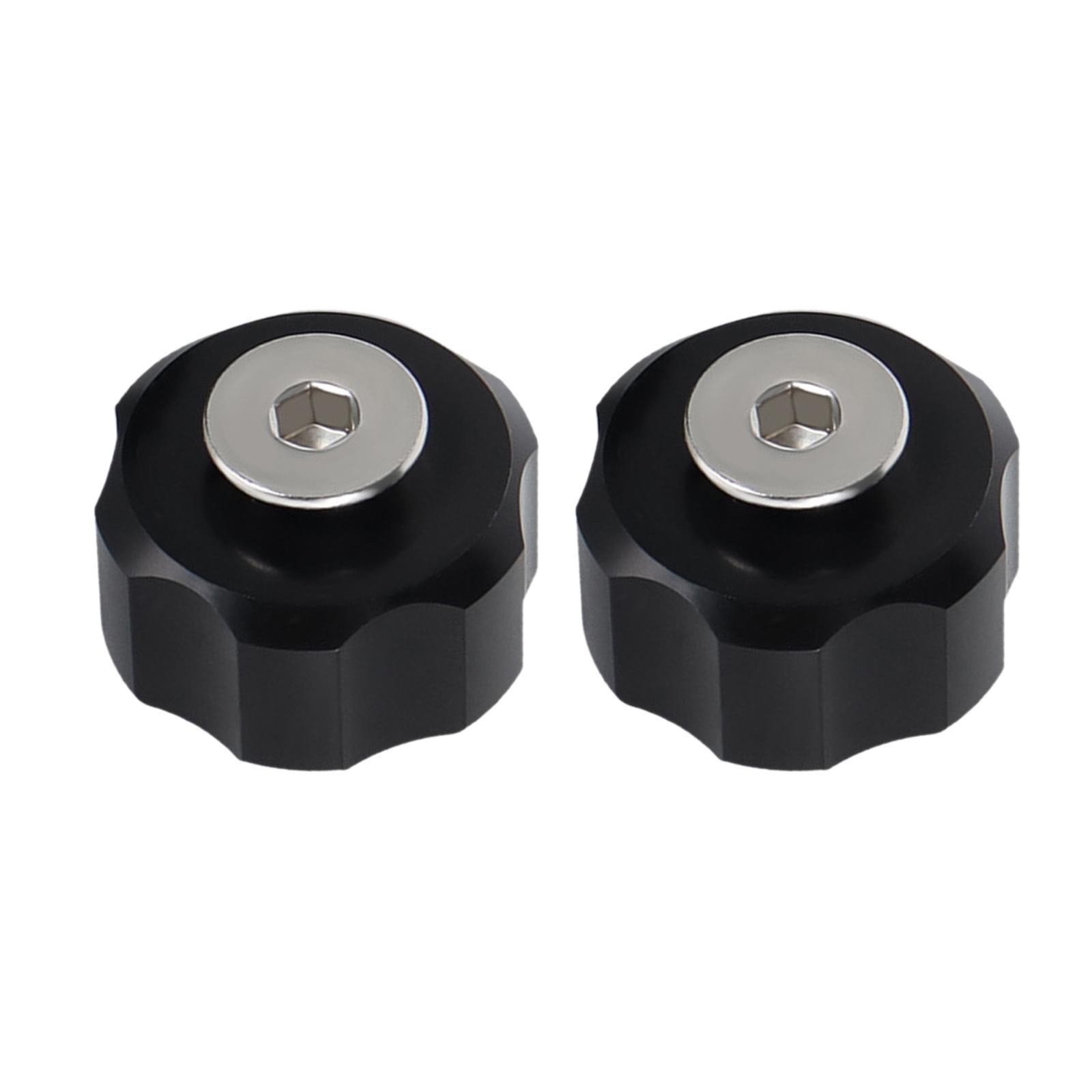1 Pair Backplate Screws and Nuts Replacement M8 Fasteners Black Nut SS316