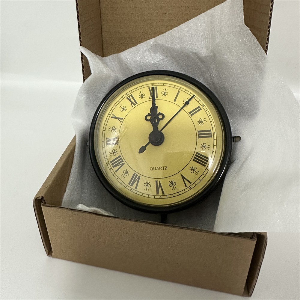 80MM Quartz Clock Insert with Comfortable Readability and Roman Numerals