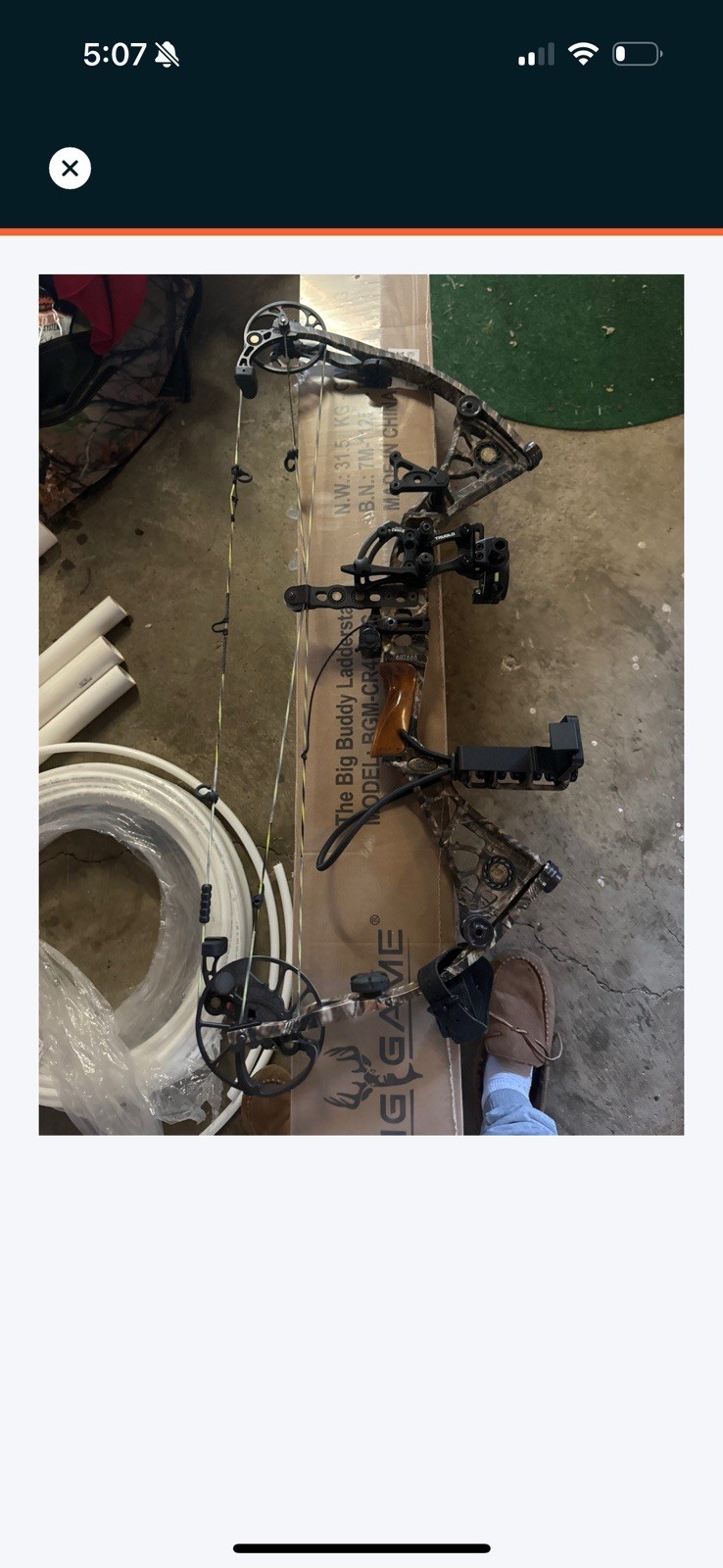 Mathews dxt SE3 Composite Limb System Compound Bow Camo with quiver single pin