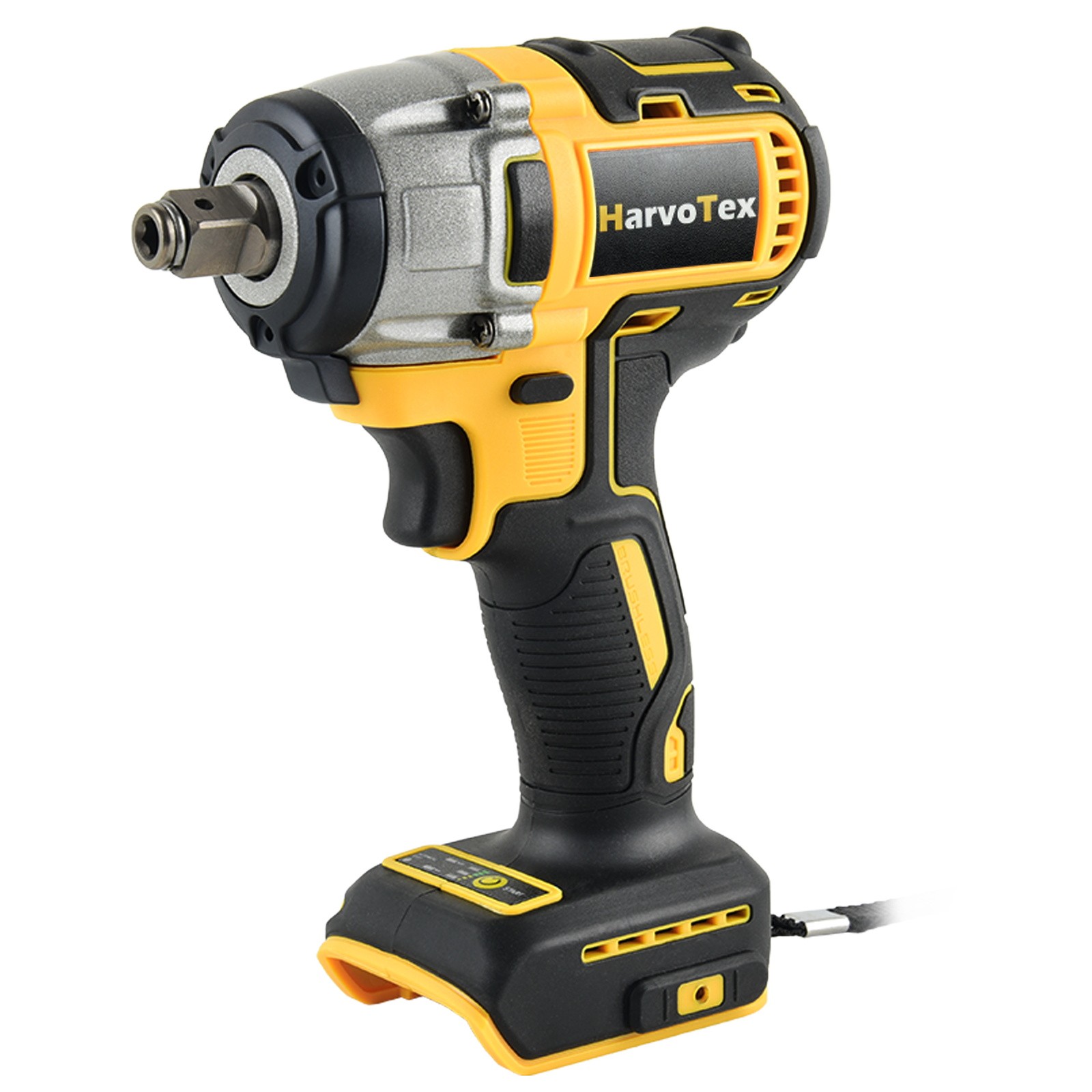 1/2" Cordless Impact Wrench Brushless Compatible DEWALT 20V Battery (Tool Only)