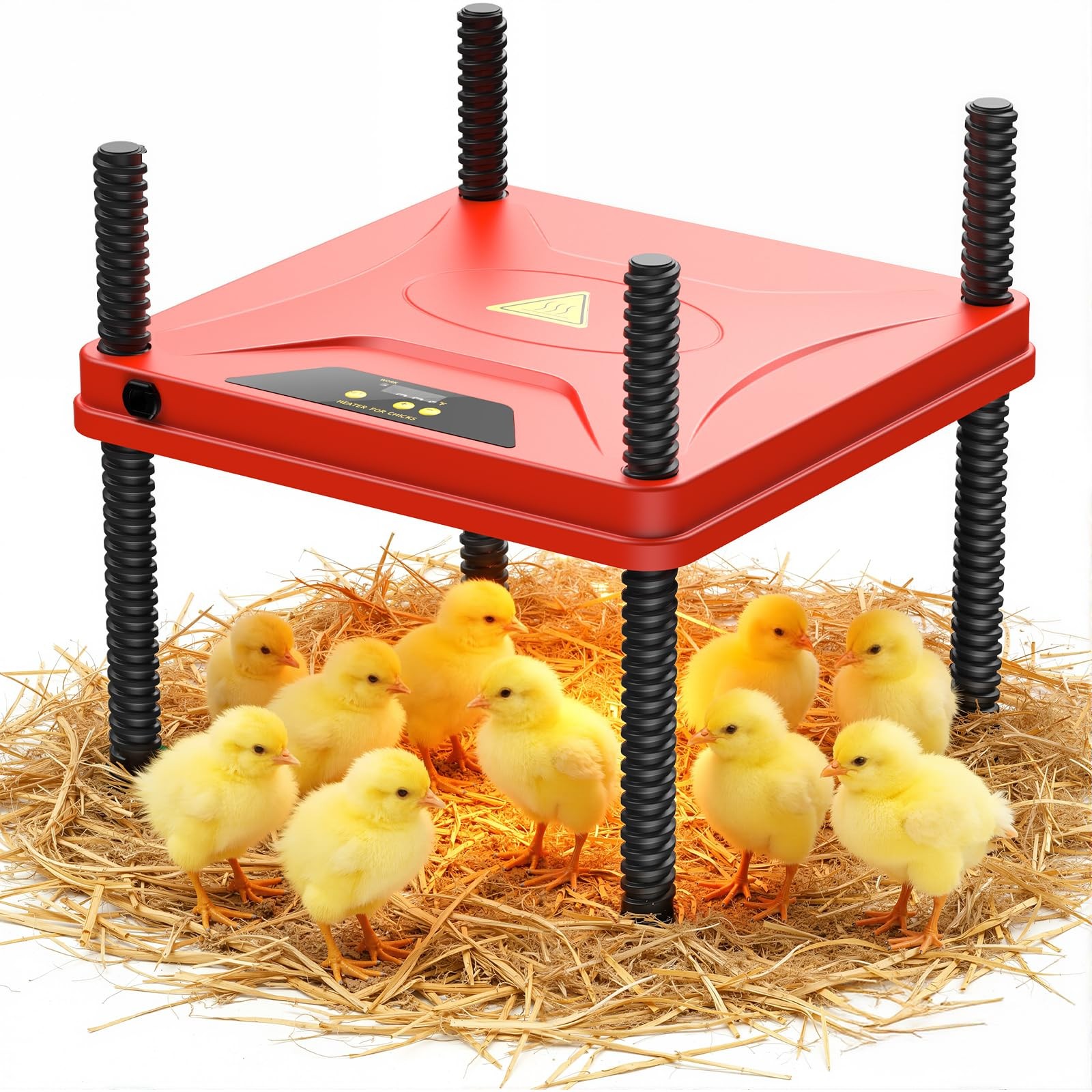 Chick Brooder Heating Plate for Winter, Chick Heating Plate with Thermal Prot...