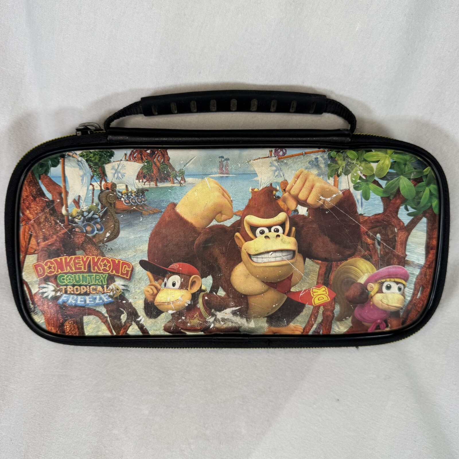 Nintendo Switch Game Carrying Travel Case Donkey Kong Country Tropical Freeze