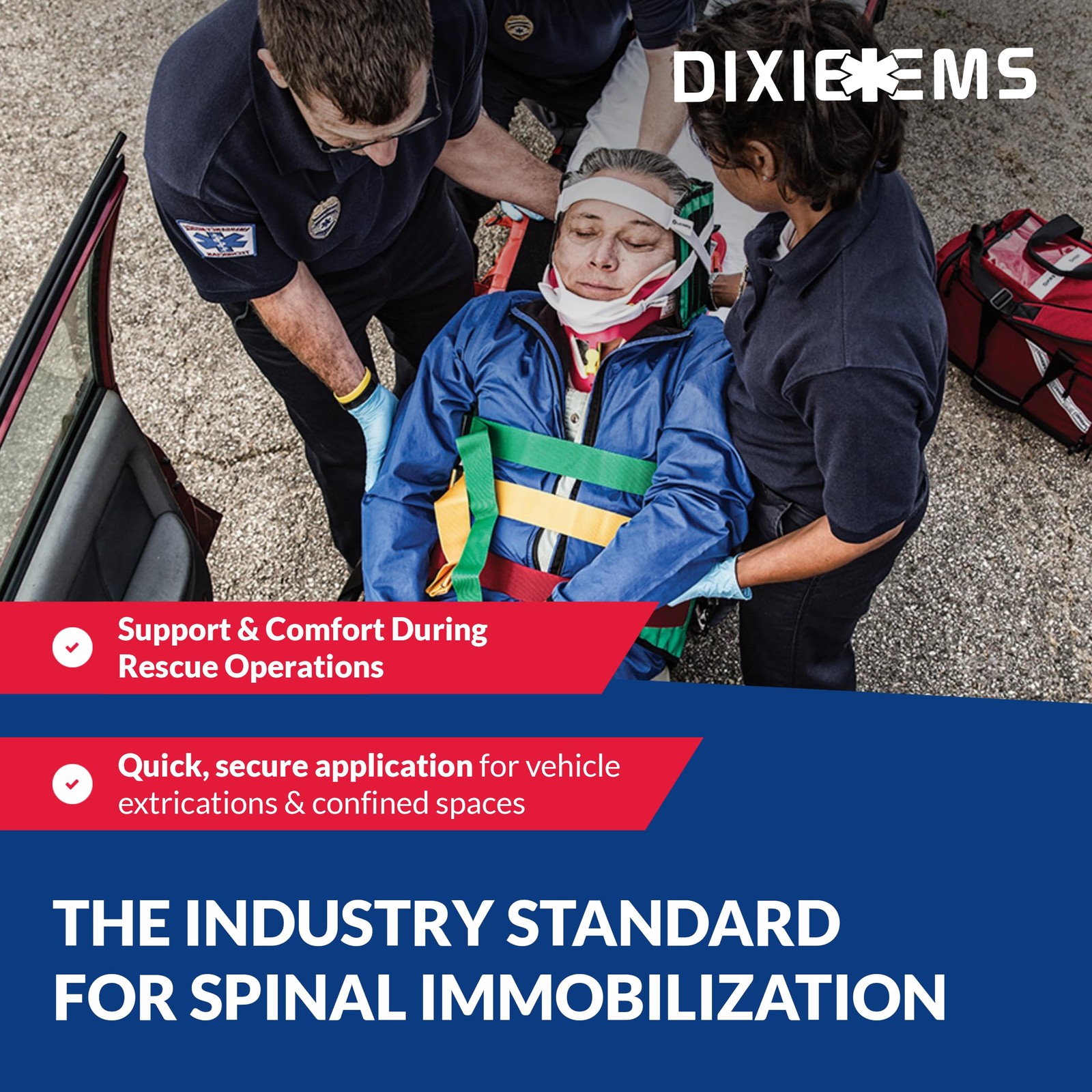 Extrication Device - Firefighter Extrication Jacket for Immobilizing Patients...