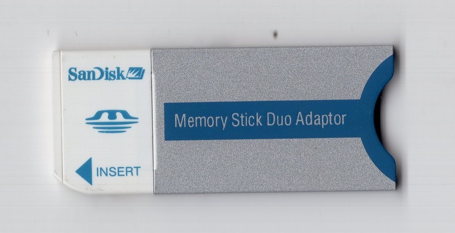 SanDisk Genuine Camera Memory Stick Duo Adaptor / Adapter