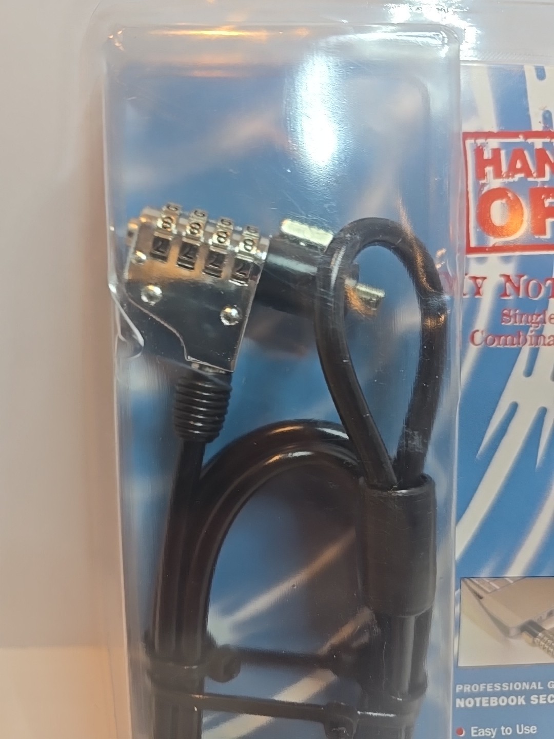 Hands Off My Notebook Single Piece Combination Lock
