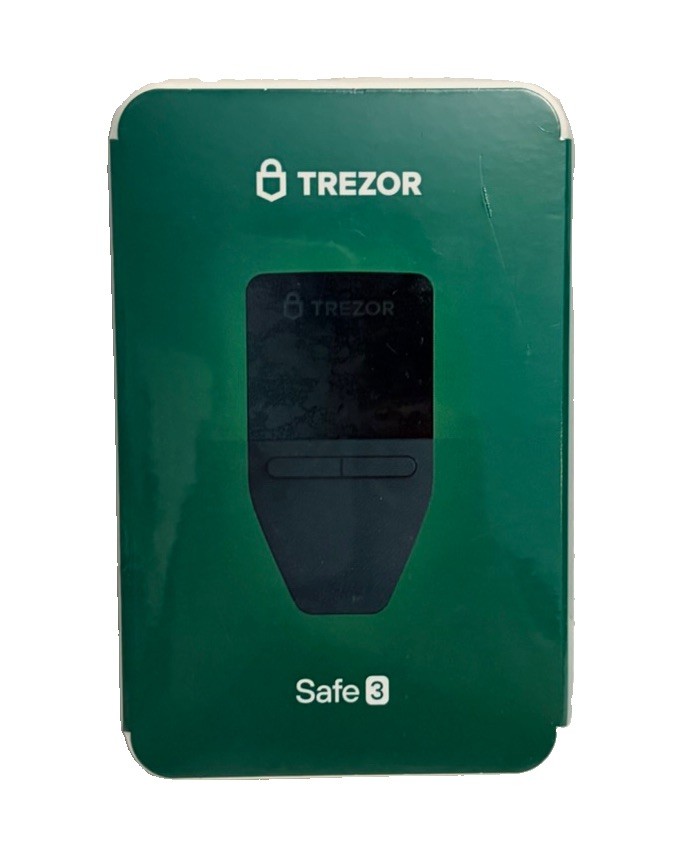 Trezor Safe 3 Hardware Wallet - Brand New Factory Sealed - Currency Storage