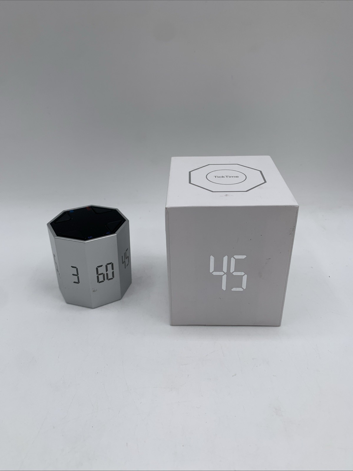 TickTime Timer Cube Silver