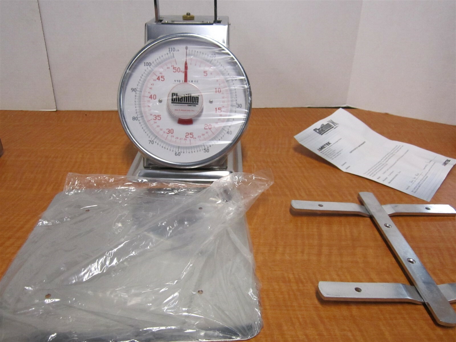 Chatillon (T110-X-F) Bench Scale 0 To 110 lbs Missing Hardware New