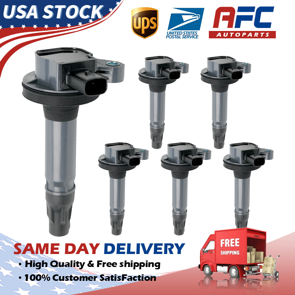 6 Set of Ignition Coils UF553 for Ford T-150 Lincoln Mazda 3.7L 3.5L V6 DG520