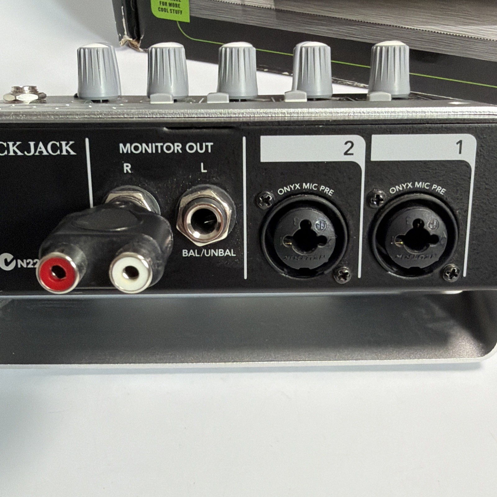 Mackie Onyx Blackjack 2x2 USB Audio Interface - Studio Quality Recording W/ Box
