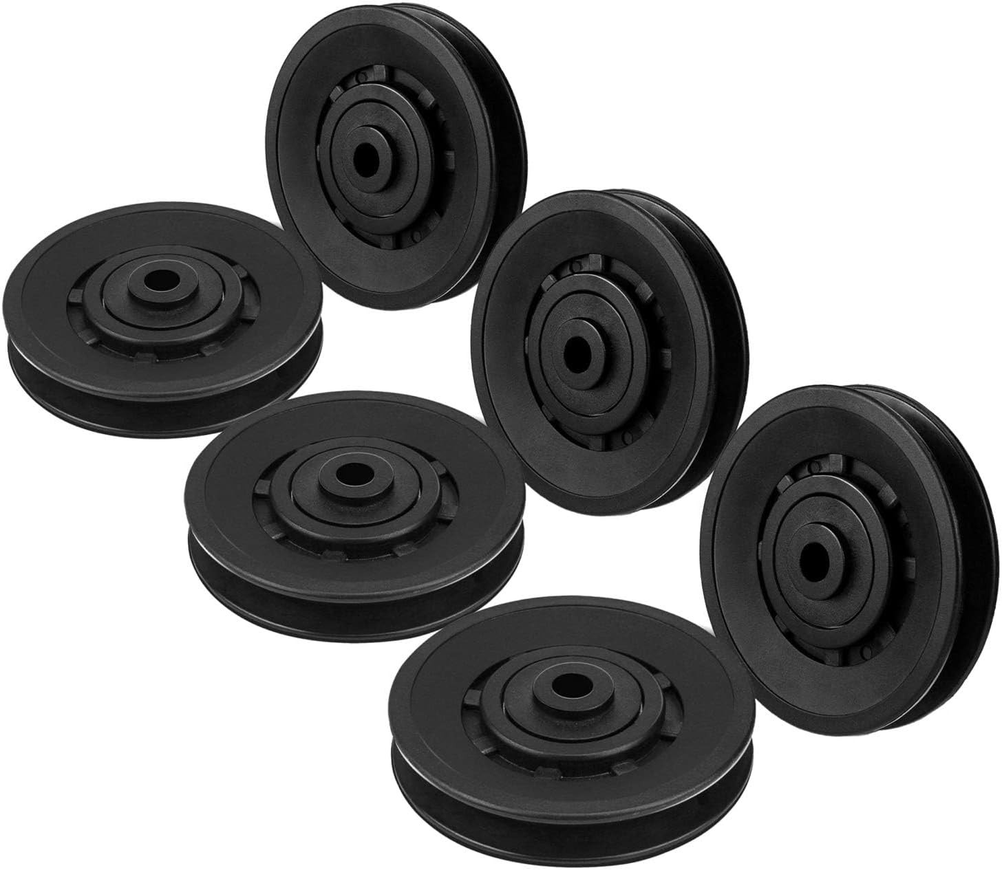 Pulley Wheel Bearing Universal Wearproof Nylon Pulley for Gym Cable Machine LAT