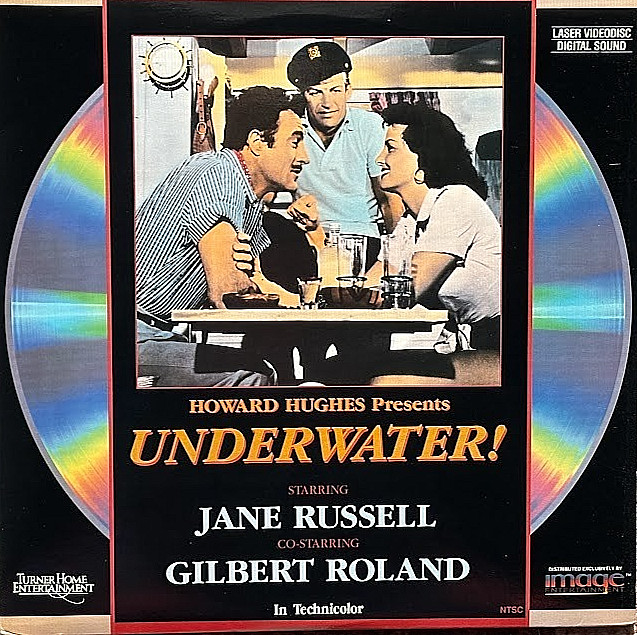 UNDERWATER! (JANE RUSSELL/GILBERT ROLAND) PREMIUM QUALITY USED LASERDISC (NM/EX)