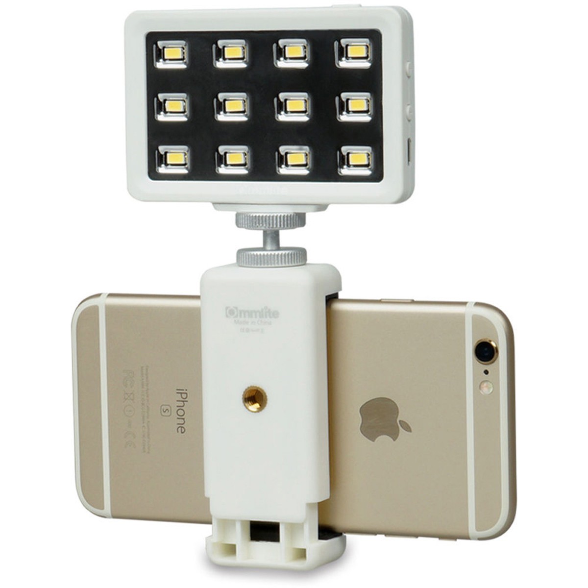Commlite Ultra Bright CRI 95 Adjustable Multi-Functional Mini LED Video Light, W