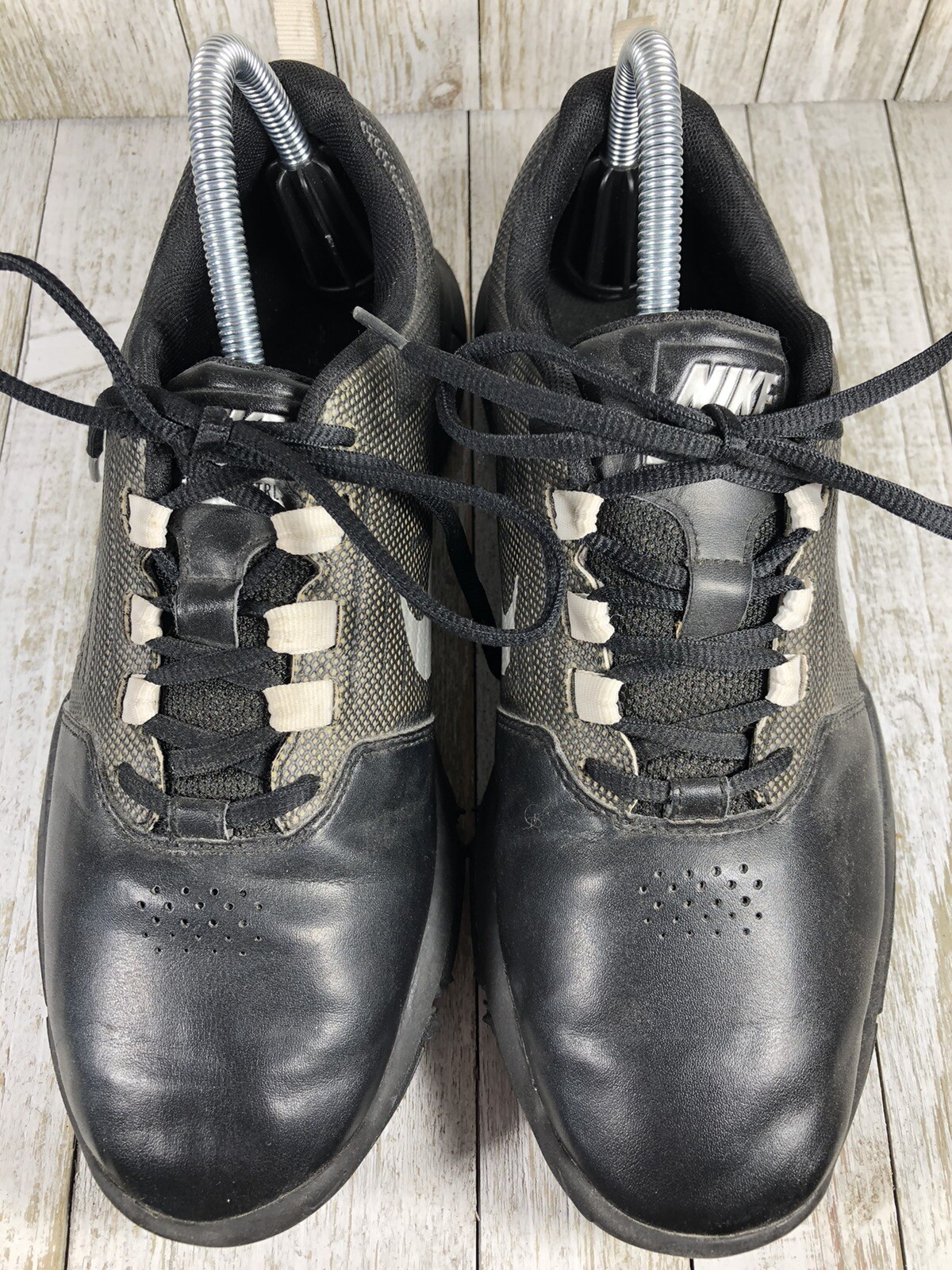 Nike Explorer CTRL Golf Shoes Black Leather Men’s Size 8 Spikeless