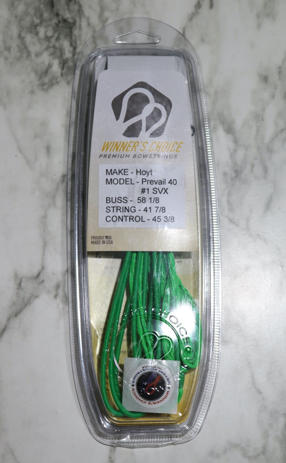 Winners Choice BCY 452X Bow String for Hoyt Prevail 40 Bow / Fluorescent Color