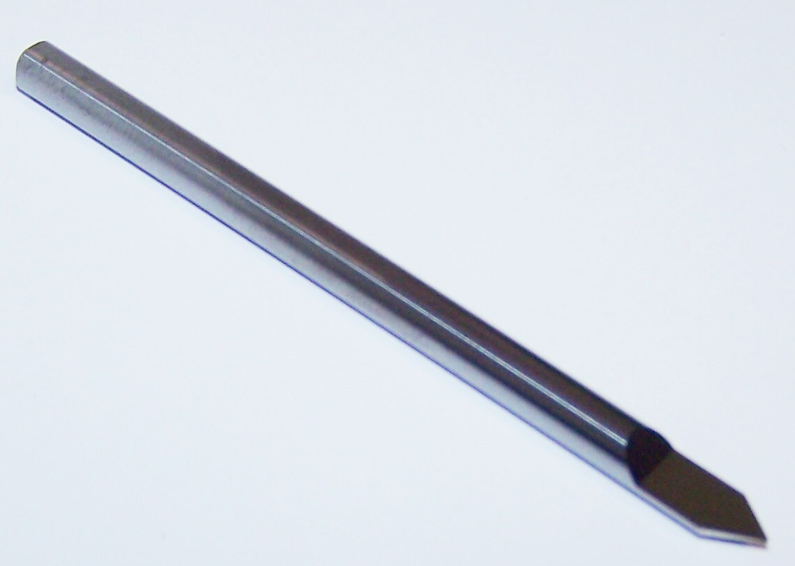 60 DEGREE HALF ROUND ENGRAVING TOOL - 3/16" DIA x 3" LONG
