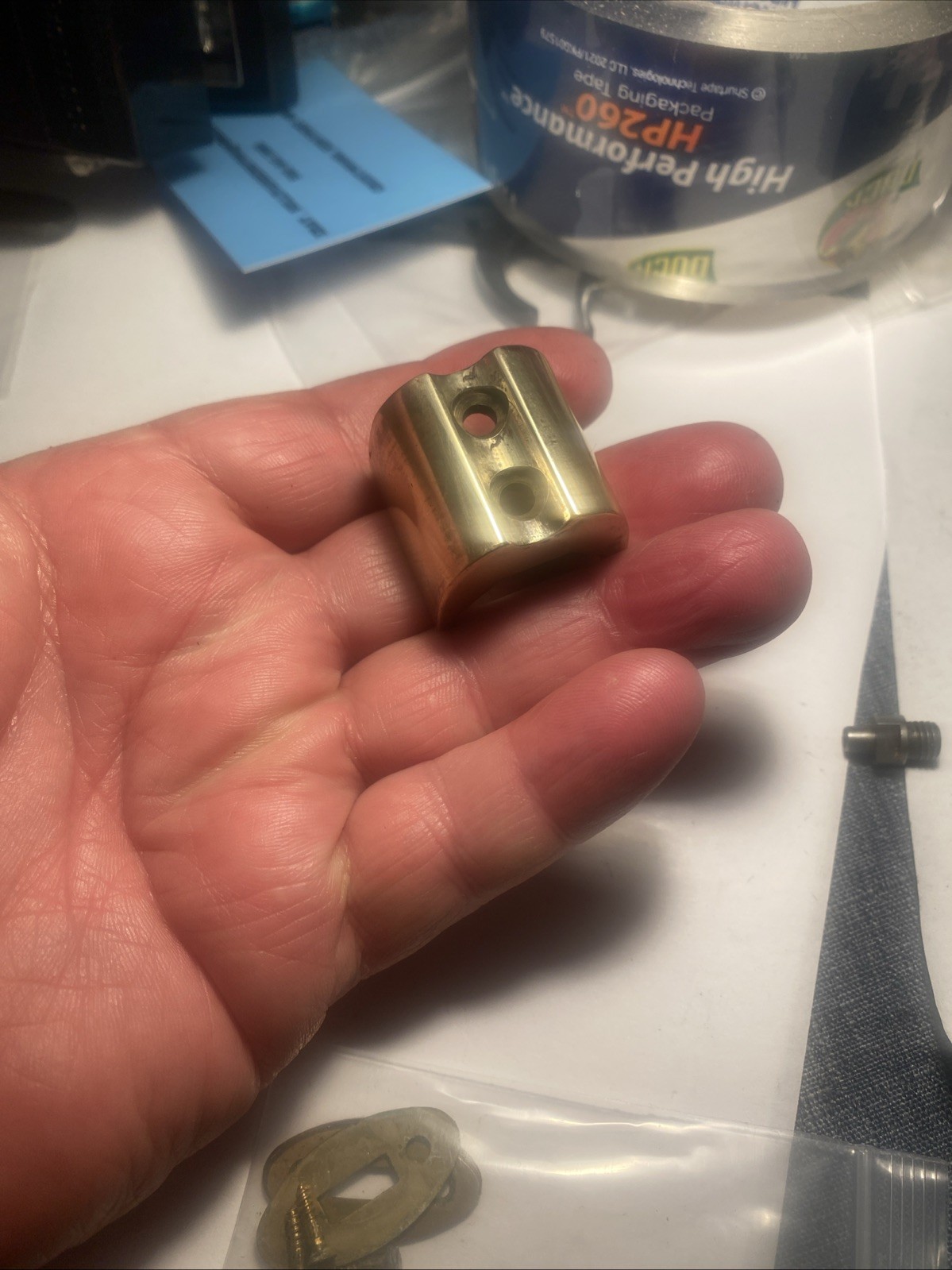 Dikar Sidelock Kentucky Rifle .45 Cal. Muzzleloader Nose Cap With Screws (B)