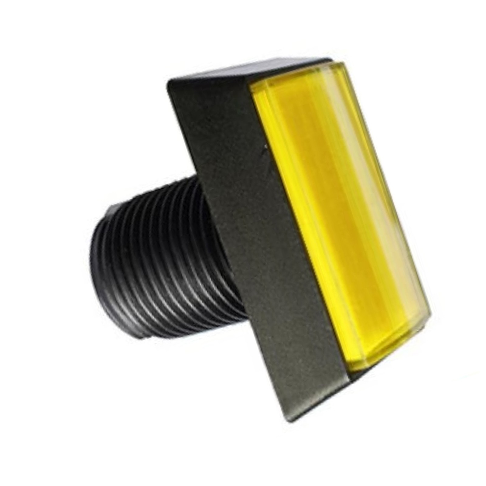 Yellow Arcade Square Rectangle Buttons LED Push Illumilated With Microswitch vv