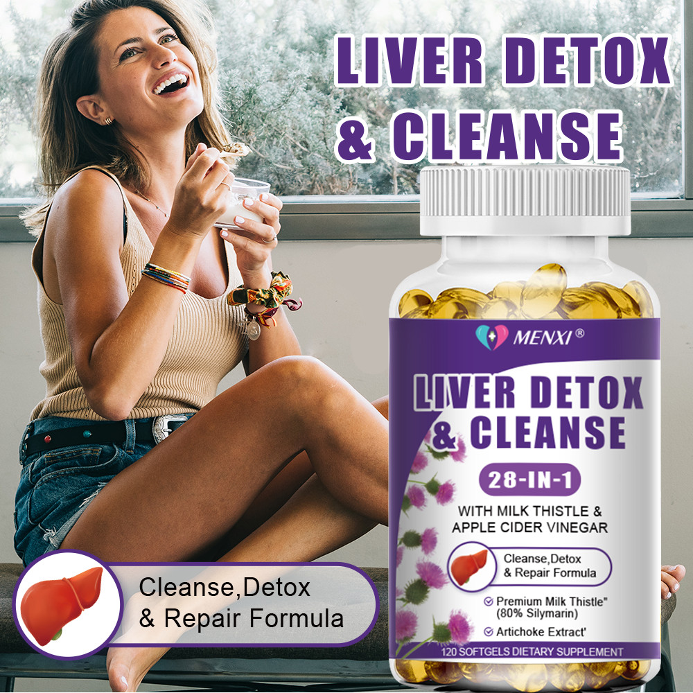 28-In-1 Liver Detox & Cleanse 1430mg - Liver Support - Milk Thistle, Dandelion