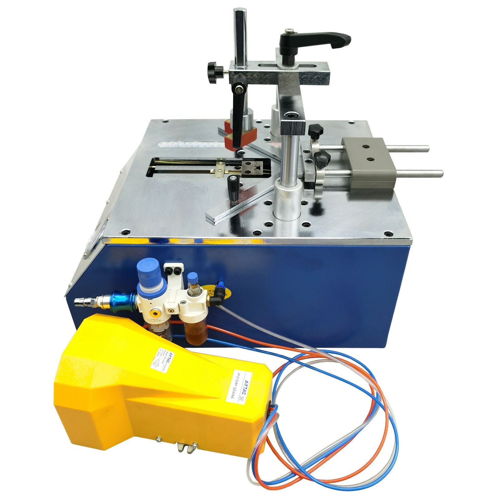 Pneumatic Mirror Frame Angle Nailing Machine Seamless Wood Nailing Machine