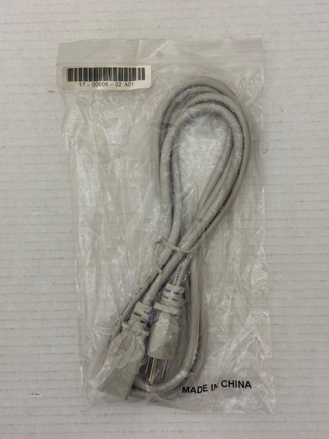 Quantum 17-00606-02 NEMA 5-15P-IEC320-C13 Power Cord 120Vac 10A 6 ft. AWG 18 NEW